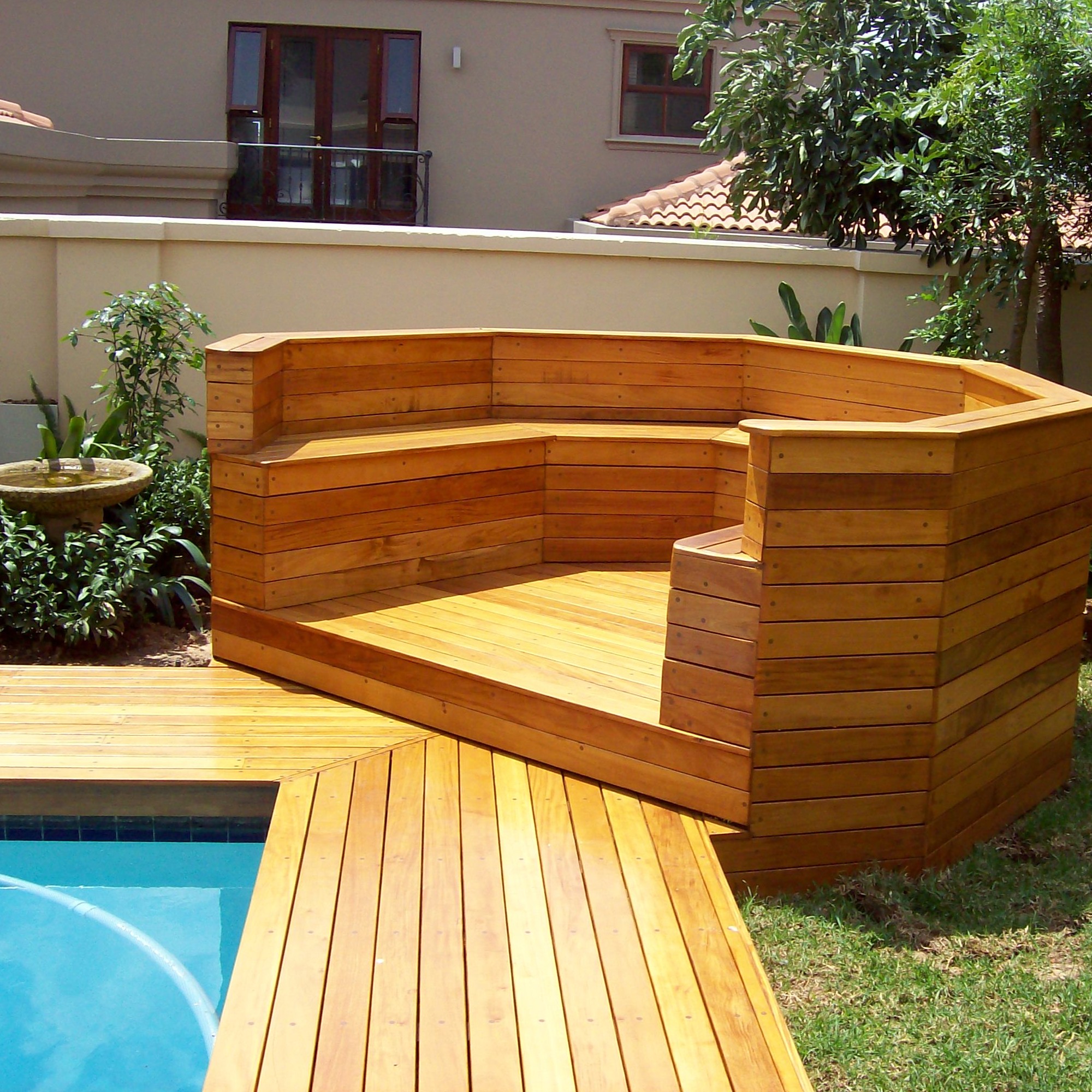 Treated Pine seat